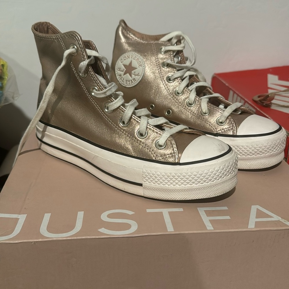 Rose Gold Converse